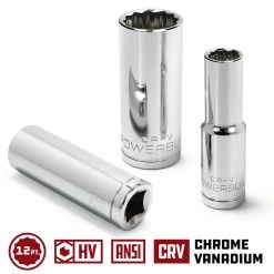 Powerbuilt 1/2 In. Dr. Sockets - Metric Deep - 12 Pt. -Allspace shop 1 2 20dr. 20deep 20socket 12pt 03 fee3b2e1 1f1e 4a32 b6ed d49b46d7ac87 1800x
