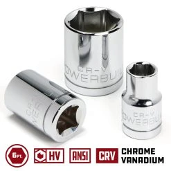 Powerbuilt 1/4 In. Dr. Sockets - Metric Shallow -Allspace shop 1 4 20dr. 20socket 6pt 03 5298d9a9 06ba 4c53 8e02 3945af82be23 1800x