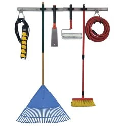 Allspace 8 Pc. Garage Organizer Wall Storage System With Hooks And Hangers