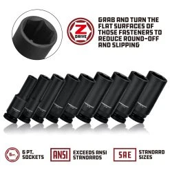 Powerbuilt 3/8 In. Dr. Sockets - SAE Impact Deep -Allspace shop 3 8in 20deep 20impact 20socket sae 1800x