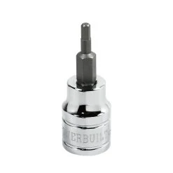 Powerbuilt 3/8 In. Dr. Hex Bit Sockets - Metric