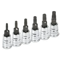 Powerbuilt 6 Piece 1/4 In. Dr. Torx Bit Socket Set