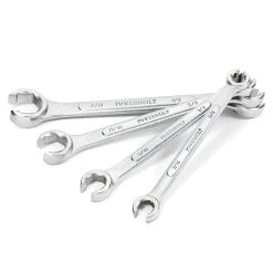 Powerbuilt 4 Piece SAE Flare Nut Wrench Set