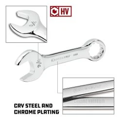 Powerbuilt 7 Piece SAE Stubby Combination Wrench Set -Allspace shop 640203 03 1800x