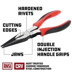 Powerbuilt 8 In. Long Nose Pliers -Allspace shop 640393 03 1800x