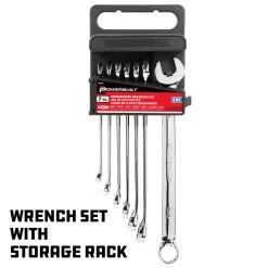 Powerbuilt 7 Pc. Long Handle SAE Combination Wrench Set -Allspace shop 640436 06 1800x