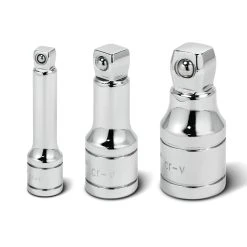 Powerbuilt 3 Piece 2 In. Socket Extension Bar Set - Wobble Tip