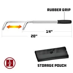 Powerbuilt Extendable Lug Wrench Set -Allspace shop 641184 04 1800x