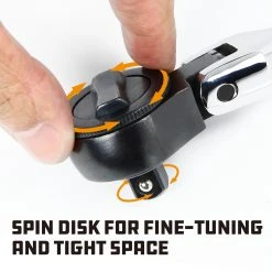Powerbuilt 3/8 In. Dr. Flex Head Spin Disc Ratchet 9 Powerbuilt 3/8 In. Dr. Flex Head Spin Disc Ratchet -Allspace shop 641506 03 1800x