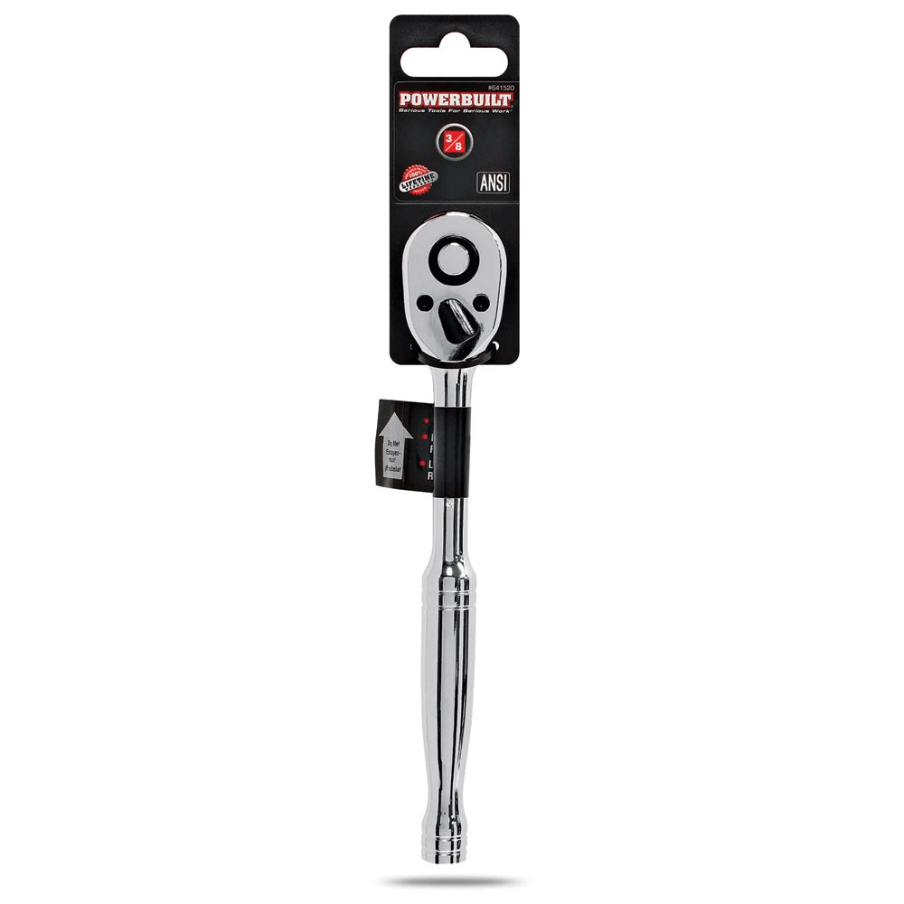 Powerbuilt 3/8 In. Dr. 36 Tooth Quick Release Ratchet 7 Powerbuilt 3/8 In. Dr. 36 Tooth Quick Release Ratchet - Image 5
