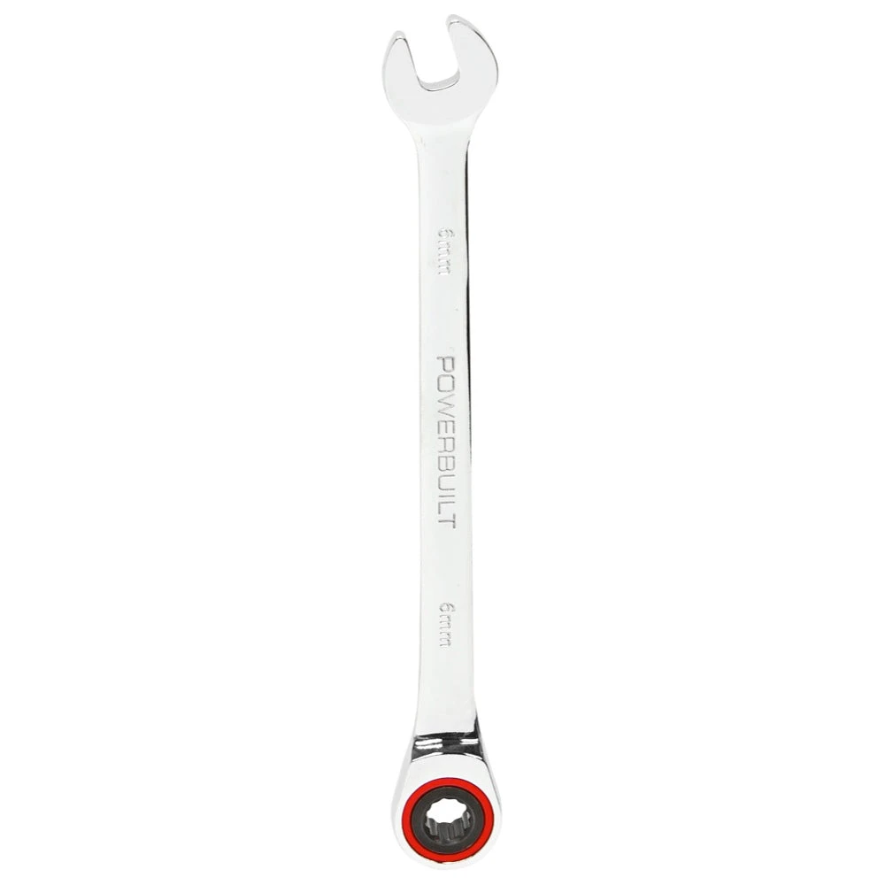 Powerbuilt 6mm Metric Ratcheting Combination Wrench 4 Powerbuilt 6mm Metric Ratcheting Combination Wrench - Image 2