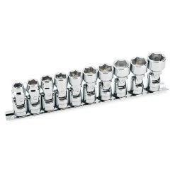 Powerbuilt 10 Piece 3/8 In. Dr. Metric Universal Joint Socket Set