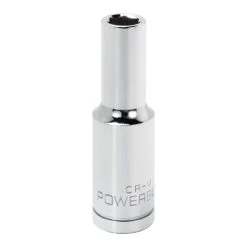 Powerbuilt 1/2 In. Dr. Sockets - SAE Deep - 6 Pt.