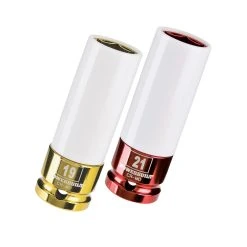 Powerbuilt 2 Piece Metric Thin Wall Lug Nut Socket Set