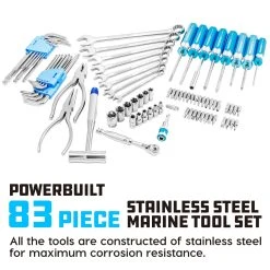 Powerbuilt 83 Piece Stainless Steel Marine Tool Set -Allspace shop 642411 03 1800x