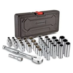 Powerbuilt 38 Piece 1/4 In. Drive Mechanics Tool Set