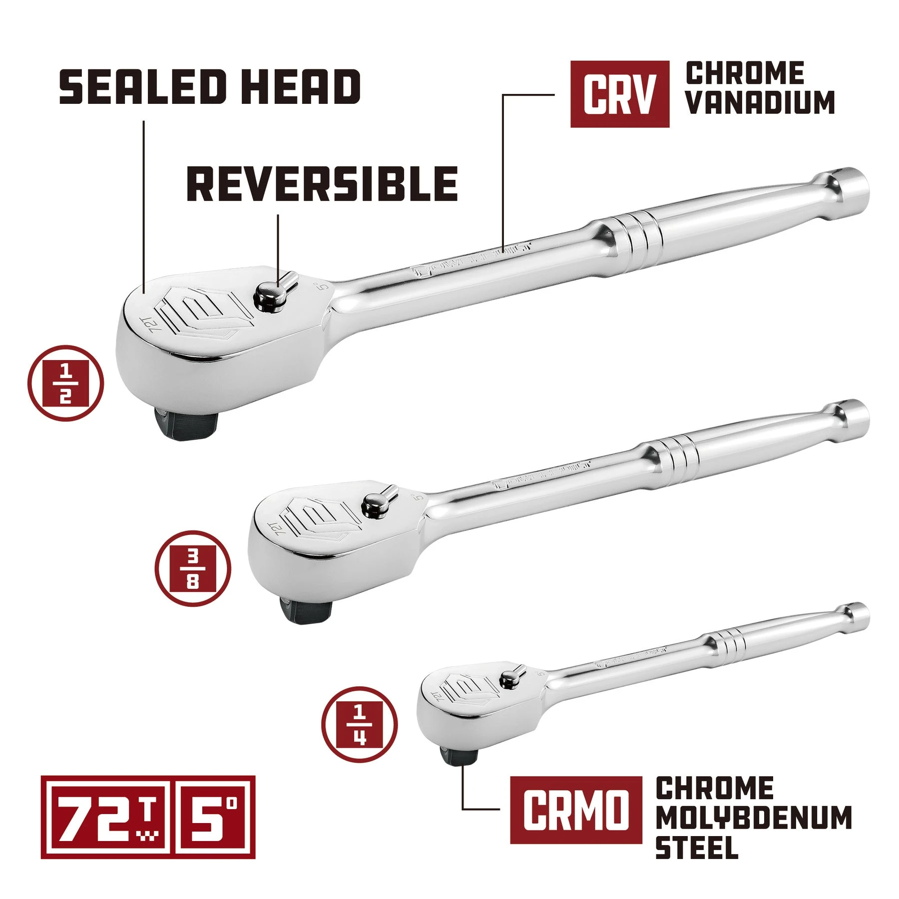 Powerbuilt 152 Piece Master Mechanic's Service Tool Set 5 Powerbuilt 152 Piece Master Mechanic's Service Tool Set - Image 4