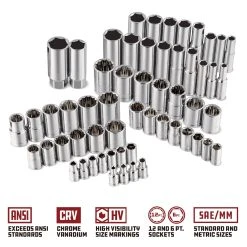 Powerbuilt 152 Piece Master Mechanic's Service Tool Set 13 Powerbuilt 152 Piece Master Mechanic's Service Tool Set -Allspace shop 642453 152pc 05 1800x