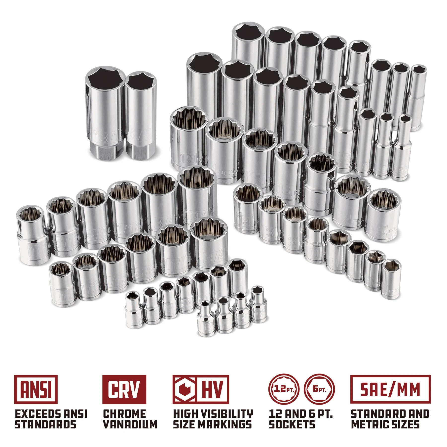 Powerbuilt 152 Piece Master Mechanic's Service Tool Set 7 Powerbuilt 152 Piece Master Mechanic's Service Tool Set - Image 6