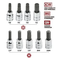 Powerbuilt 152 Piece Master Mechanic's Service Tool Set 14 Powerbuilt 152 Piece Master Mechanic's Service Tool Set -Allspace shop 642453 152pc 06 1800x