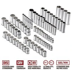 Powerbuilt 200 Piece Master Mechanic's Service Tool Set 14 Powerbuilt 200 Piece Master Mechanic's Service Tool Set -Allspace shop 642472 200pc 05 1800x