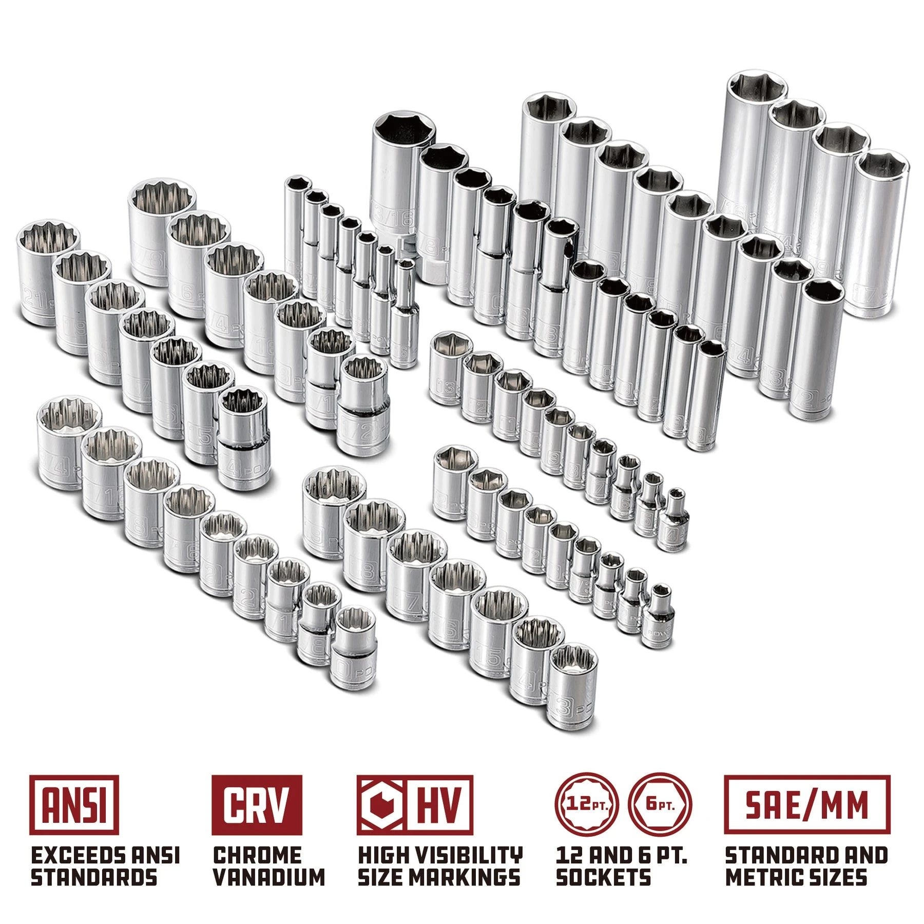 Powerbuilt 200 Piece Master Mechanic's Service Tool Set 8 Powerbuilt 200 Piece Master Mechanic's Service Tool Set - Image 6