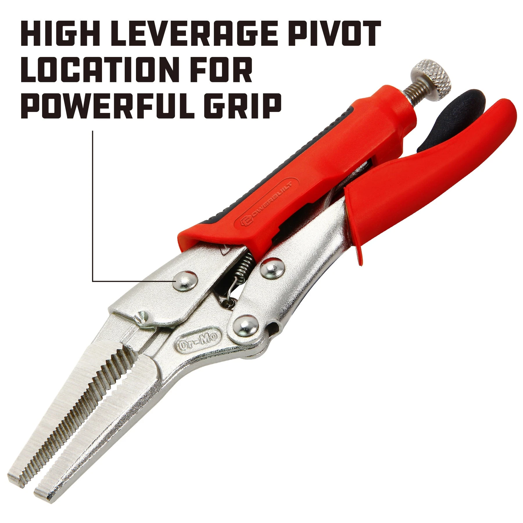 Powerbuilt 6 In. Long Nose Locking Pliers 6 Powerbuilt 6 In. Long Nose Locking Pliers - Image 4