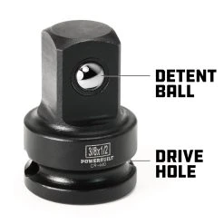 Powerbuilt Socket Adapters - 3/8 In. Drive Impact -Allspace shop 647096 3 8x1 2 03 1800x