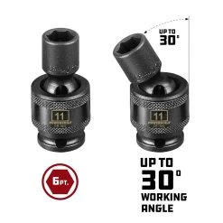 Powerbuilt 3/8 In. Dr. Universal Joint Impact Sockets - Metric -Allspace shop 647224 05 1500x