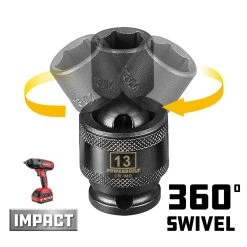 Powerbuilt 3/8 In. Dr. Universal Joint Impact Sockets - Metric -Allspace shop 647225 03 1500x