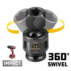 Powerbuilt 3/8 In. Dr. Universal Joint Impact Sockets - Metric -Allspace shop 647226 03 1500x