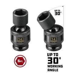 Powerbuilt 3/8 In. Dr. Universal Joint Impact Sockets - Metric -Allspace shop 647226 05 1500x