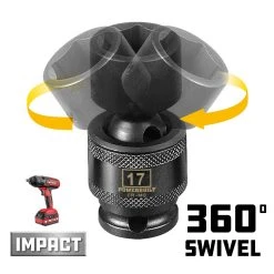 Powerbuilt 3/8 In. Dr. Universal Joint Impact Sockets - Metric -Allspace shop 647228 03 1500x