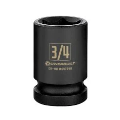 Powerbuilt 3/8 In. Dr. Sockets - SAE Impact Shallow