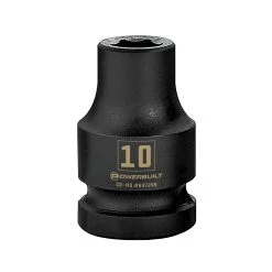 Powerbuilt 3/8 In. Dr. Sockets - Metric Impact Shallow