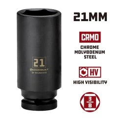 Powerbuilt 3/8 In. Dr. Sockets - Metric Impact Deep -Allspace shop 647270 21mm 02 1800x