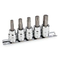 Powerbuilt 5 Piece 3/8 In. Dr. Torx Bit Socket Set