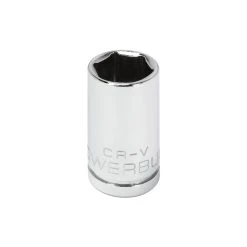 Powerbuilt 1/4 In. Dr. Sockets - Metric Shallow