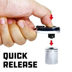 Powerbuilt 3/8 In. Dr. 60 Tooth Low Profile Ratchet -Allspace shop 649975 04 1800x