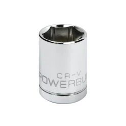 Powerbuilt 1/2 In. Dr. Sockets - Metric Shallow - 6 Pt.