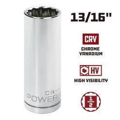 Powerbuilt 1/2 In. Dr. Sockets - SAE Deep - 12 Pt. -Allspace shop 940135 13 16 02 1800x