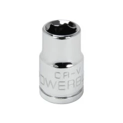 Powerbuilt 3/8 In. Dr. Sockets - SAE Shallow - 6 Pt.