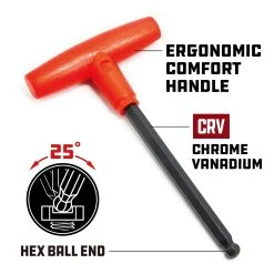 Powerbuilt 10 Piece SAE T-Handle Hex Key Wrench Set -Allspace shop 940201 03 1800x