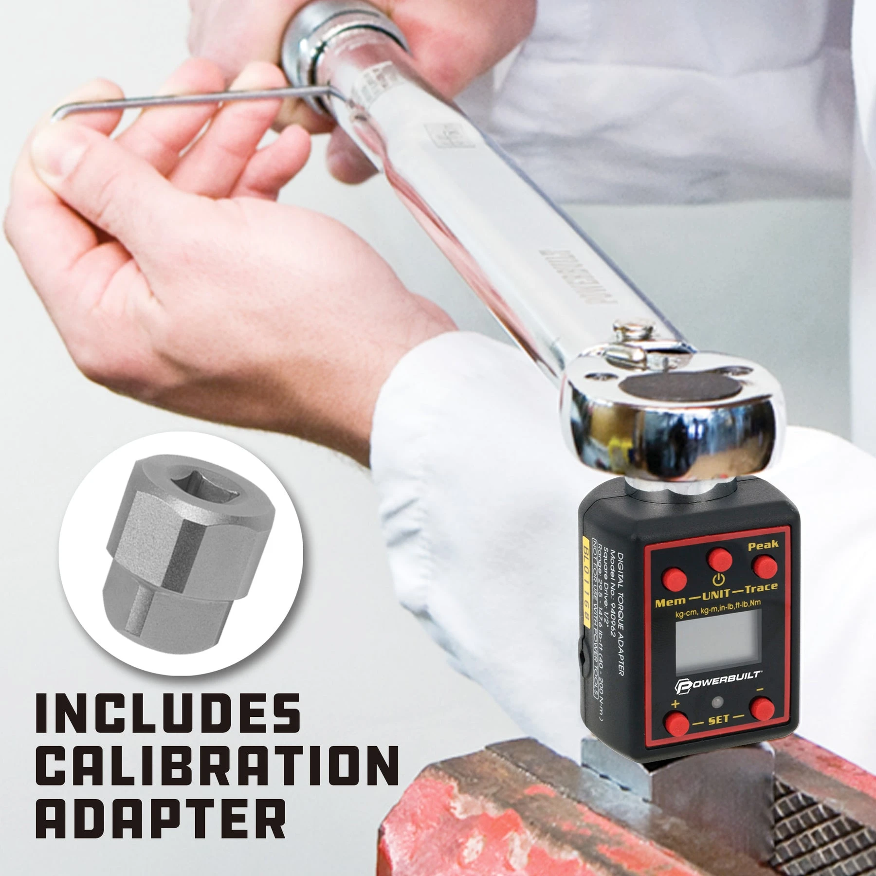 Powerbuilt 1/2 In. Dr. Digital Torque Socket Adapter 7 Powerbuilt 1/2 In. Dr. Digital Torque Socket Adapter - Image 5