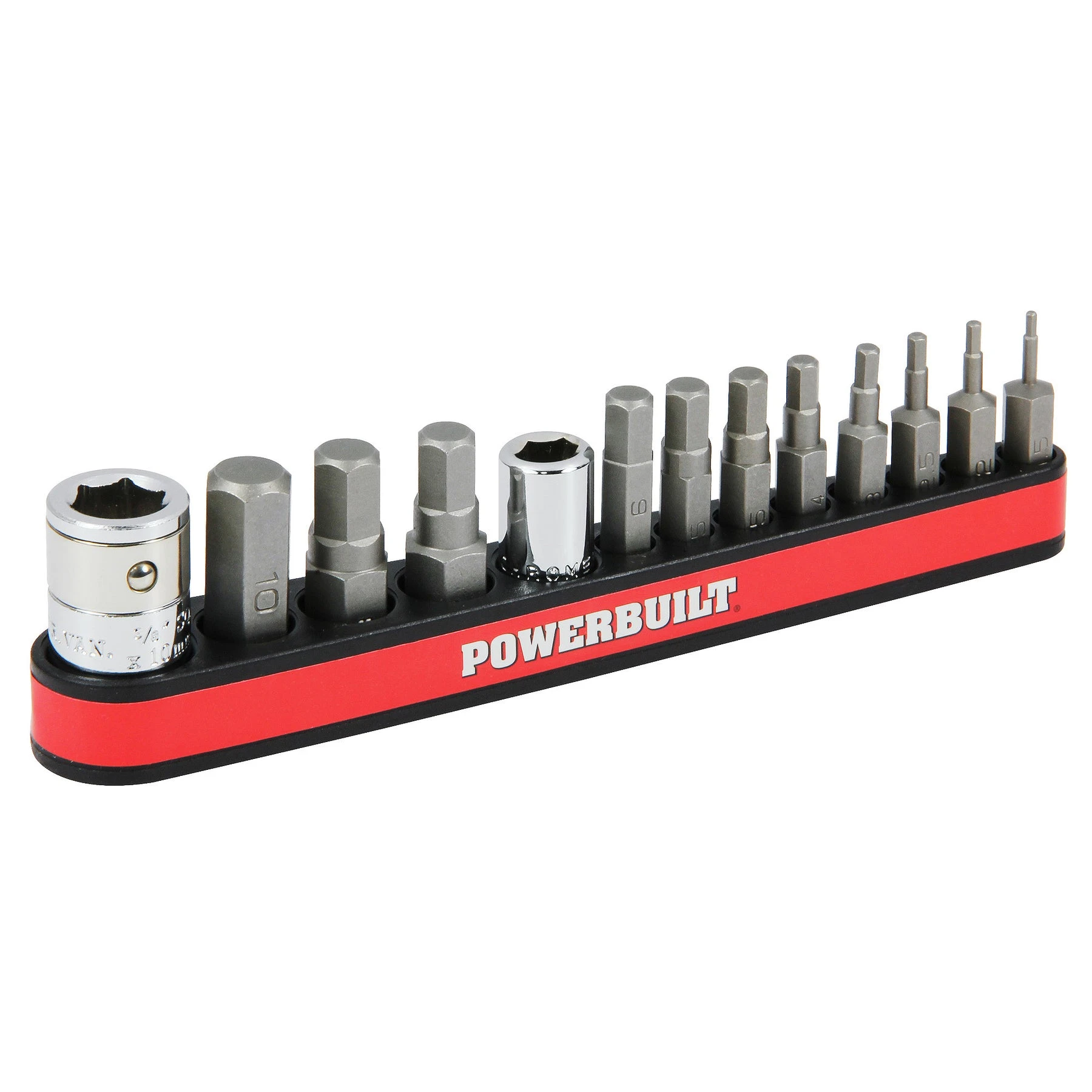 Powerbuilt 13 Piece Metric Hex Bit And Socket Adapter Set 3 Powerbuilt 13 Piece Metric Hex Bit And Socket Adapter Set