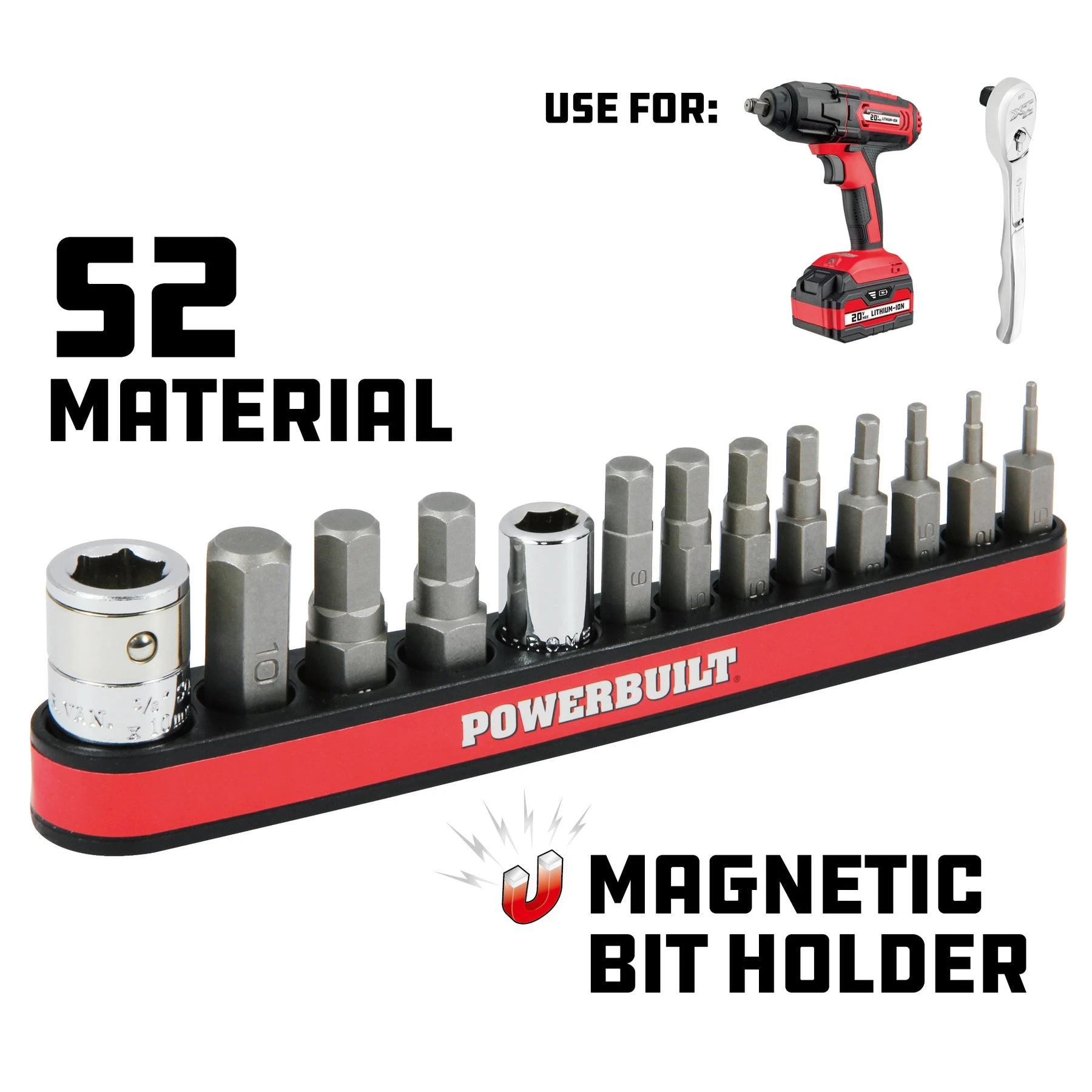 Powerbuilt 13 Piece Metric Hex Bit And Socket Adapter Set 4 Powerbuilt 13 Piece Metric Hex Bit And Socket Adapter Set - Image 2
