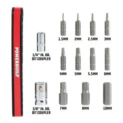 Powerbuilt 13 Piece Metric Hex Bit And Socket Adapter Set 10 Powerbuilt 13 Piece Metric Hex Bit And Socket Adapter Set -Allspace shop 941127 03 1800x