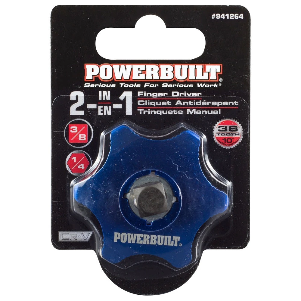 Powerbuilt 3/8 In. Dr. Finger Ratchet 8 Powerbuilt 3/8 In. Dr. Finger Ratchet - Image 6