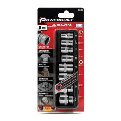 Powerbuilt 8 Piece Zeon SAE Socket Set For Damaged Bolts -Allspace shop 941323 05 1800x