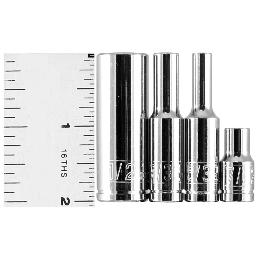 Powerbuilt 19 Piece 1/4 In. Dr. Metric Socket Set 4 Powerbuilt 19 Piece 1/4 In. Dr. Metric Socket Set - Image 2